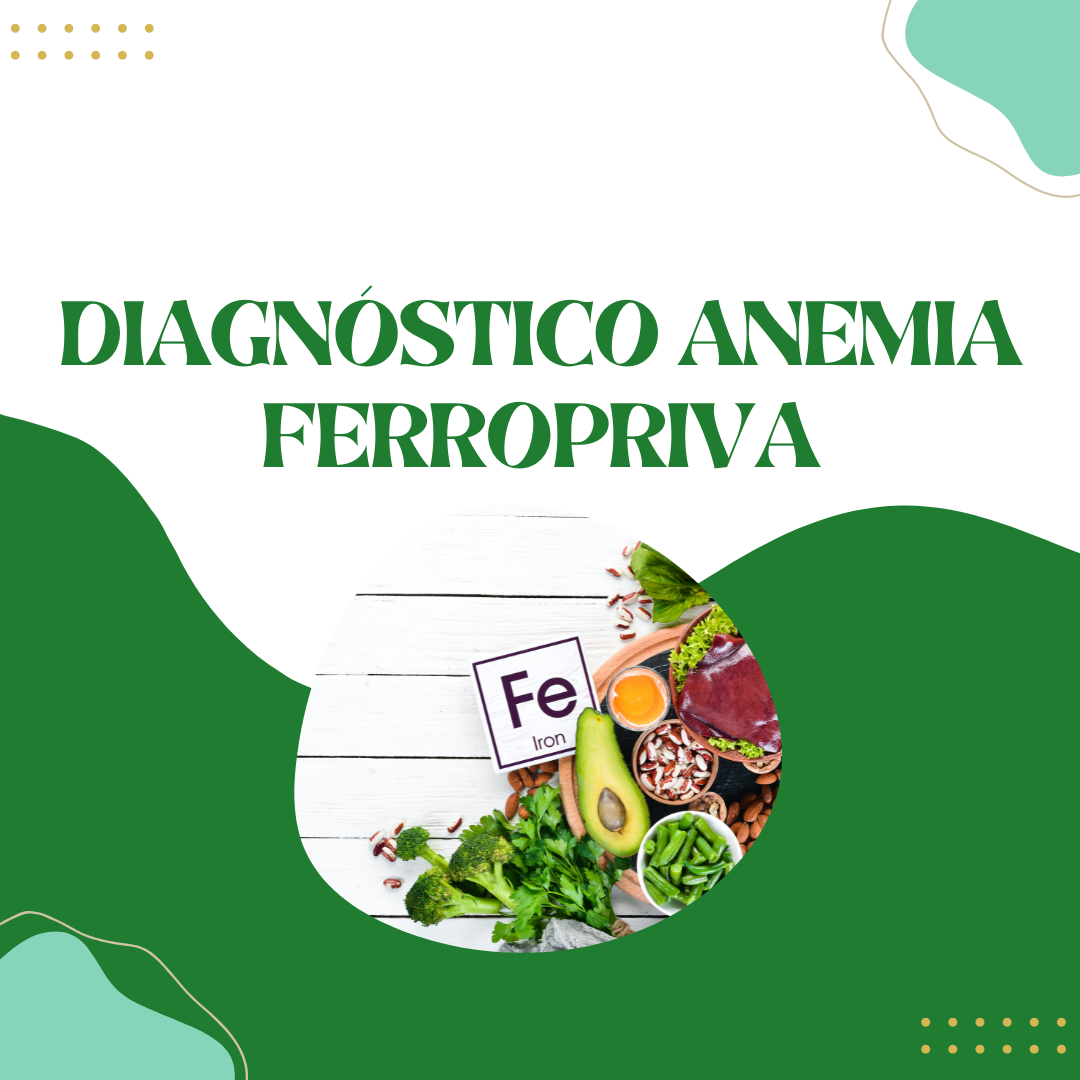 Como é feito o diagnóstico de anemia ferropriva